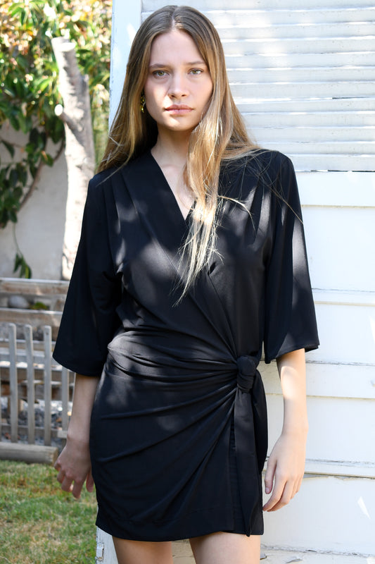 VESTIDO CATA CORTO ELASTICADO